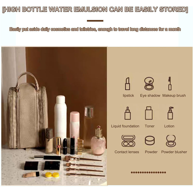 Travel Toiletry Bag For Women Men, Large Travel Toiletry Organizer