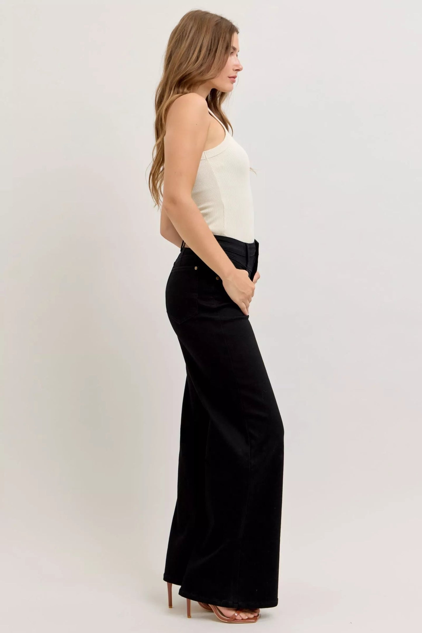 Judy Blue High-Waisted Wide Leg Jeans